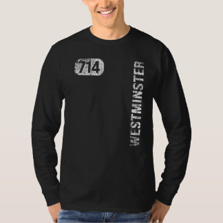 Westminster Kalifornien 714 Vorwahl Vintage Retro T-Shirt