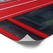 Westminster Kapelle - London Red Phone Box Poster (Ecke)