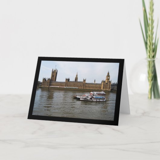 Westminster Nachmittag Karte (Vorderseite)