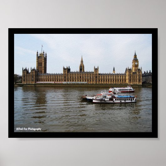 Westminster Nachmittag Poster (Vorne)