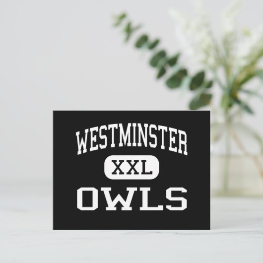Westminster - Owls - High - Westminster Maryland Postkarte (Stehend Vorderseite)