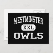 Westminster - Owls - High - Westminster Maryland Postkarte (Vorne/Hinten)