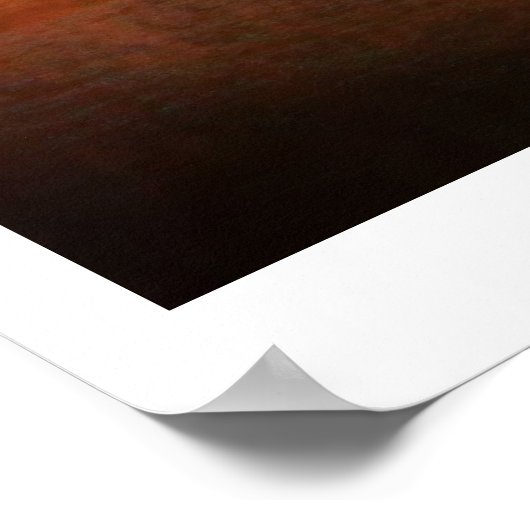 Westminster Palace and Bridge Poster (Ecke)