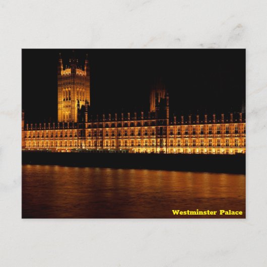 Westminster Palace Postkarte (Vorderseite)