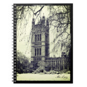 Westminster, Parlament, Winter London - England Notizblock (Vorderseite)