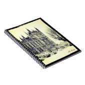 Westminster, Parlament, Winter London - Großbritan Notizblock (Rechte Seite)