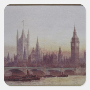Westminster Quadratischer Aufkleber