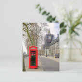 Westminster und Big Ben, London UK Postcard Postkarte (Stehend Vorderseite)