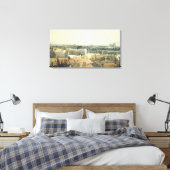 Westminster und Lambeth Leinwanddruck (Insitu (Schlafzimmer))