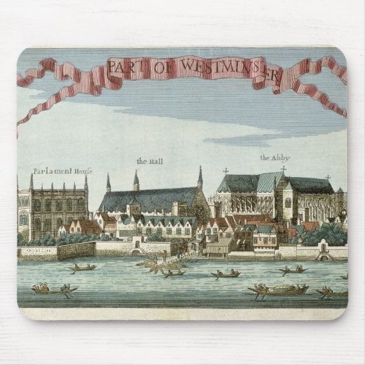Westminster, welches die Abtei zeigt Mousepad (Vorne)