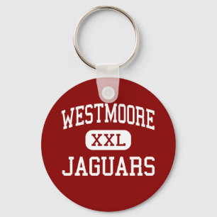 Westmoore - Jaguare - hoch - Oklahoma City Schlüsselanhänger