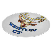 Weston Connecticut Deer Schneidebrett (Ecke)