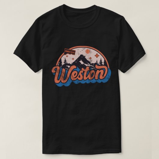 Weston, Connecticut T-Shirt (Design vorne)