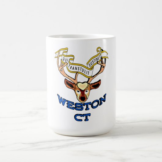 Weston Connecticut USA Deer Verwandlungstasse (Zentrum)