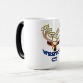 Weston Connecticut USA Deer Verwandlungstasse (Vorderseite Links)