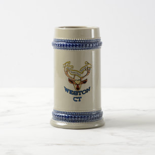 Weston CT Deer Bierglas