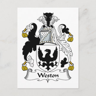 Weston Familienwappen Postkarte