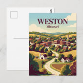 Weston (Missouri) Postkarte (Vorne/Hinten)