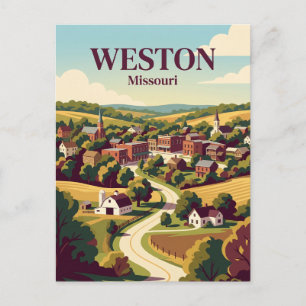 Weston (Missouri) Postkarte