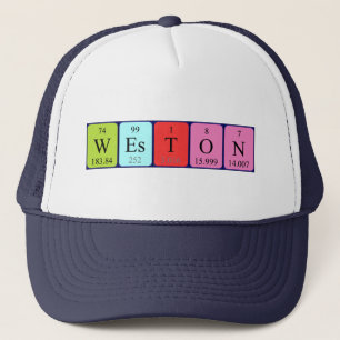 Weston Periodenname Truckerkappe