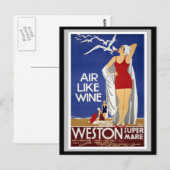 Weston Super Mare Postkarte (Vorne/Hinten)