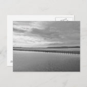 Weston-super-Mare schwarz und weiß Postkarte (Vorne/Hinten)