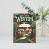 Weston USA Postkarte (Stehend Vorderseite)