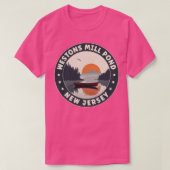 Westons Mill Pond New Jersey Sunset T-Shirt (Design vorne)