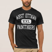 Westottawa - Panther - hoch - Holland Michigan T-Shirt (Vorderseite)