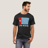 Westpapua Merdeka! Morgen-Stern-Flaggen-T - Shirt (Vorne ganz)