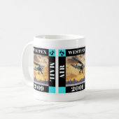 WESTPEX 2009 Luftpost-Tasse Kaffeetasse (Vorderseite Links)