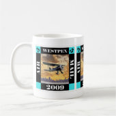 WESTPEX 2009 Luftpost-Tasse Kaffeetasse (Links)
