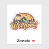 Westport, Connecticut Aufkleber (Blatt)