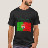 Westport, County Mayo Shamrock Ireland Flag, Craic T-Shirt (Vorderseite)