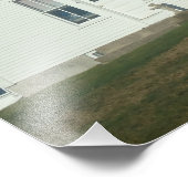 Westport Harbor, MA Summer Fotodruck (Ecke)