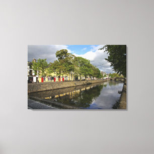 Westport, Irland. Atlantische Stadt Leinwanddruck