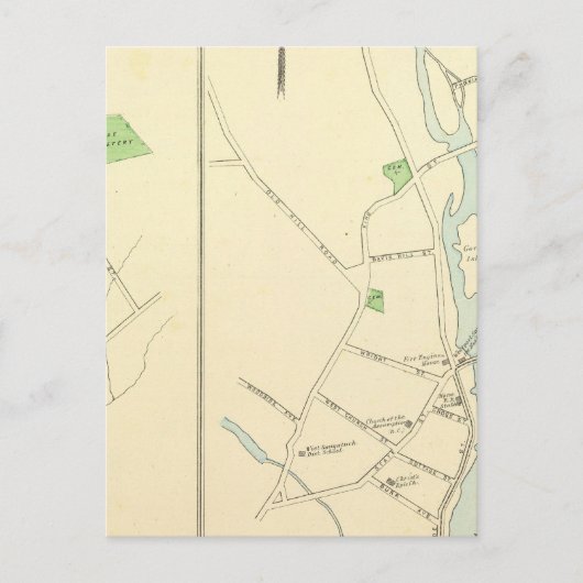 Westport, Sandy Hook, Rocky Glen Postkarte (Vorderseite)