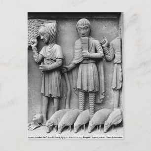 Westportal, Südtür, Tympanum-Epizze Postkarte