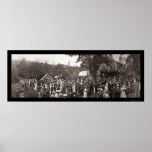 Westpunkt-hundertjähriges Foto 1902 Poster