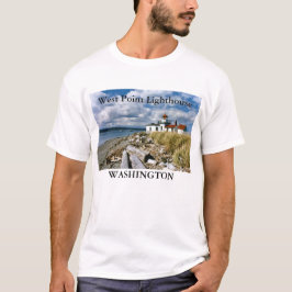 Westpunkt-Leuchtturm, Washington-T - Shirt