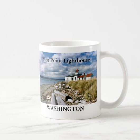 Westpunkt-Leuchtturm, Washington-Tasse Kaffeetasse (Rechts)
