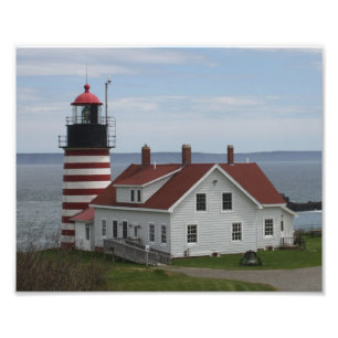 WestQuoddy Hauptleuchtturm Fotodruck