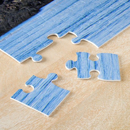 WestQuoddy Hauptleuchtturm, Lubec Maine Puzzle (Seite)