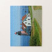 WestQuoddy Hauptleuchtturm, Lubec Maine Puzzle (Vertikal)