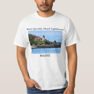 WestQuoddy Hauptleuchtturm, Maine-T - Shirt