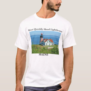 WestQuoddy Hauptleuchtturm, Maine-T - Shirt
