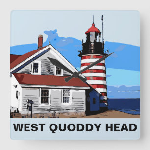 WESTQUODDY HEAD QUADRATISCHE WANDUHR