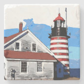 WESTQUODDY HEAD STEINUNTERSETZER (Vorderseite)