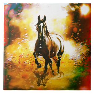 Westren Horse Keramik Tile Fliese