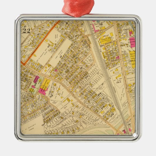 WestRoxbury, Massachusetts 6 Silbernes Ornament (Vorne)